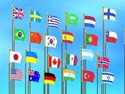 Spil Flag puslespil: Saml flag online