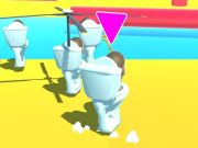 Spil Fall Skibidi toilet online