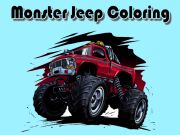 Spil Monster Jeep Coloring online