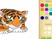 Spil Baby tiger farvelægning online