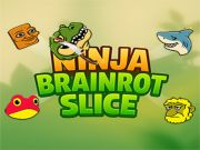 Spil Ninja Brainrot Slice online