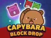 Spil Capybara Block Drop online