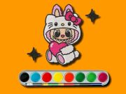 Spil Labubu Coloring Adventure online