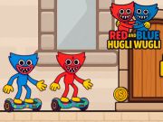 Spil Rød og blå hugli wugli online