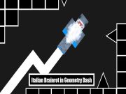 Spil Italiensk hjernebot i geometri dash online
