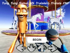 Spil Tung Tung Sahur vs Tralalero Tralala FNF online