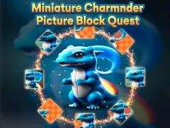 Spil Miniature Charmander Picture Block Quest online