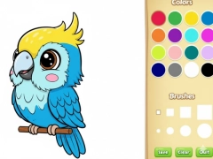 Spil Kawaii Animal Coloring Book online