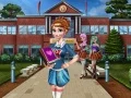 Spil Forberedelser til Skole Dagen online Spil Forberedelser til Skole Dagen online