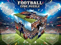 Spil Fodbold kube puslespil online