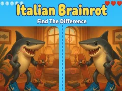 Spil Italian Brainrot: Find the Difference online Spil Italian Brainrot: Find the Difference online