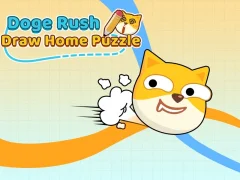 Spil Doge rush tegne hjem puslespil online