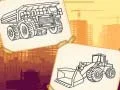 Spil Farvelægning af Byggetrucks online