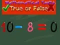 Spil Matematikopgaver sandt eller falsk online Spil Matematikopgaver sandt eller falsk online