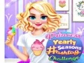 Spil Prinsesse Årlige Sæsoner Hashtag Udfordring online