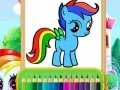 Spil Vidunderlig Pony Farvelægning online