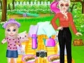 Spil Prinsessefamiliepiknikdagen online Spil Prinsessefamiliepiknikdagen online