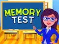 Spil Hukommelsestest online