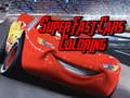 Spil Super Hurtige Biler Farvelægning online Spil Super Hurtige Biler Farvelægning online