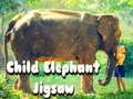 Spil Børns elefant puslespil online