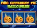Spil Find det forskellige billede Halloween online