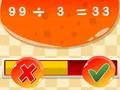 Spil Sandt og Falsk Matematikspil online
