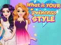 Spil Hvad er din prinsessestil? online Spil Hvad er din prinsessestil? online