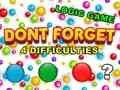 Spil Glem Ikke online Spil Glem Ikke online