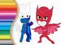 Spil Malebog for PJ Masks online Spil Malebog for PJ Masks online