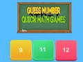 Spil Gæt nummer Hurtige matematikspil online