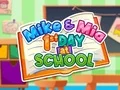 Spil Mike og Mia: Første Dag i Skolen online Spil Mike og Mia: Første Dag i Skolen online