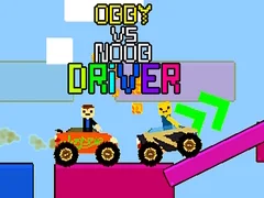 Spil Obby vs Noob Chauffør online Spil Obby vs Noob Chauffør online