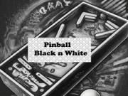 Spil Pinball Sort og Hvid online