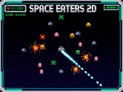 Spil Space Eaters 2D online