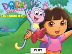 Spil Dora the Explorer: Find Hidden Map online