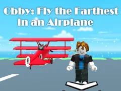 Spil Obby: Flyv længst i et fly online