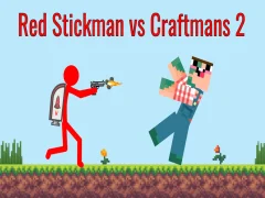Spil Red Stickman vs Craftsman 2 online