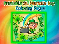 Spil Printbare St Patrick's Day-farvelægningssider online