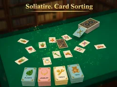 Spil Solitaire sortering online