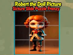 Spil Robert the Doll Billede Slide Puzzle Frenzy online