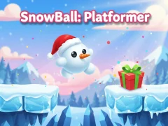 Spil SnowBall: Platformspiller online