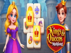 Spil Kings og Queens Mahjong online