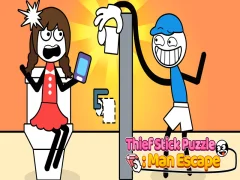 Spil Thief Stick Puzzle Man Escape online