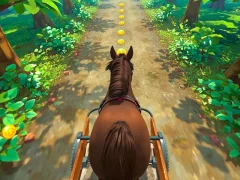 Spil Horse Kart Runner spil online