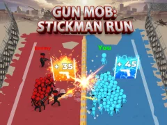 Spil Gun Mob: Stickman Run online
