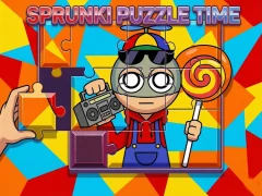 Spil Sprunki Puzzle Time online