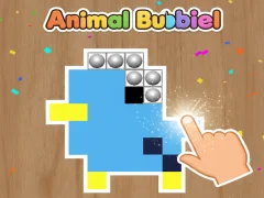 Spil Animal Bubble Pixel online