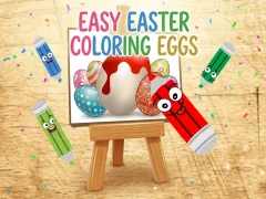 Spil Easy Easter Coloring Eggs online