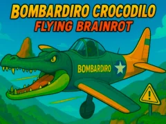 Spil Bombardiro Crocodilo Flying Brainrot online