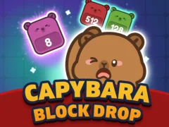 Spil Capybara Block Drop online
